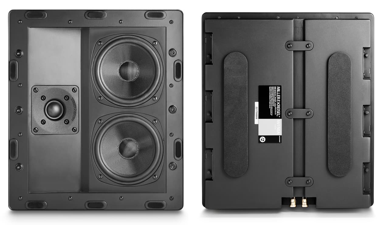 M&K Sound IW150A In-Wall Speaker Front and Back