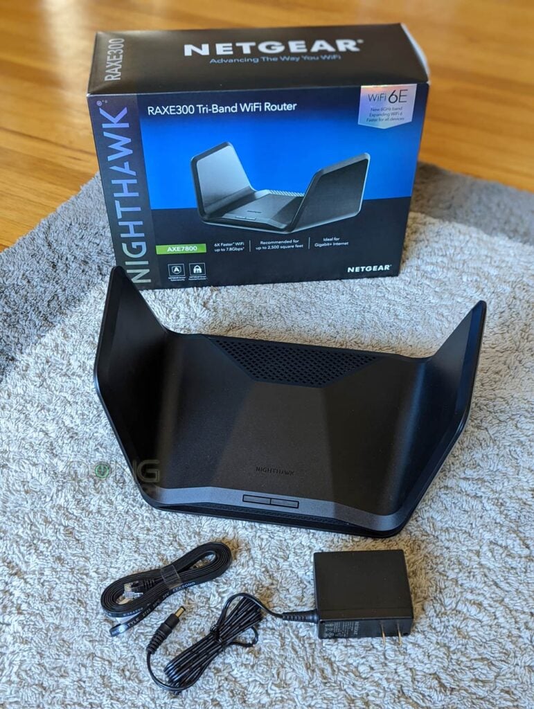 Netgear RAXE300 Nighthawk Wi Fi 6E router